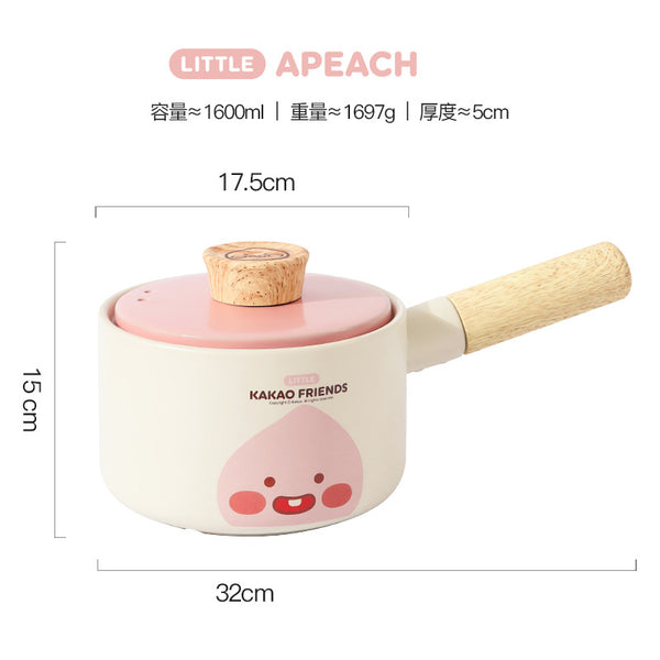 Kakao Friends - Apeach 1600ml 家用煮食煲Apeach 1600ml Household Cooking Pot