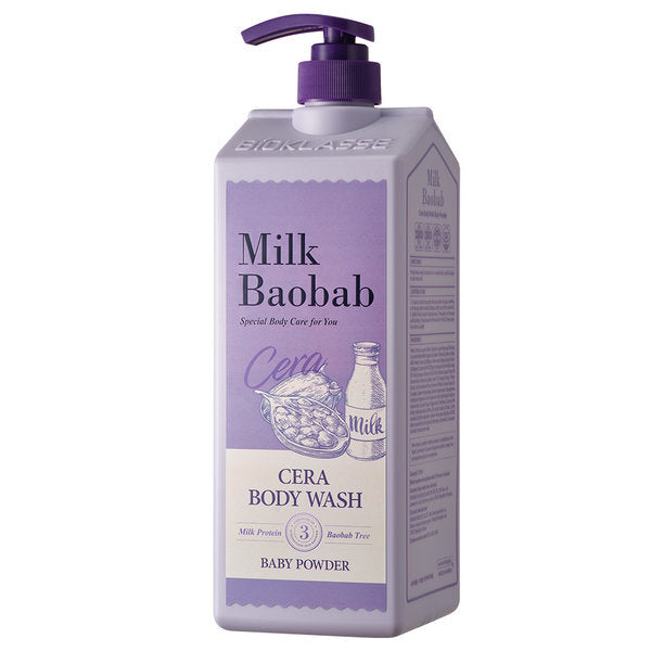 Milk Baobab - 韓國 香薰沐浴露 1200ml 爽身粉味 (code: 3989)