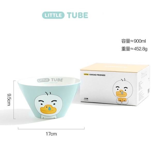 Kakao Friends - Tube 陶瓷 麵碗 沙律碗 Tube Ceramic Noodle Salad Bowl