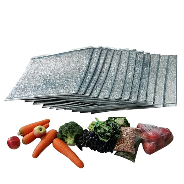 加厚冷藏保溫袋 鋁箔冰袋  鋁箔保鮮袋 10個 Size S Insulation Bag Aluminum Fresh-keeping package 10pc