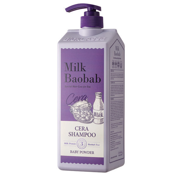 Milk Baobab - 韓國 保濕洗頭水 1200ml 爽身粉味 (code: 3965)